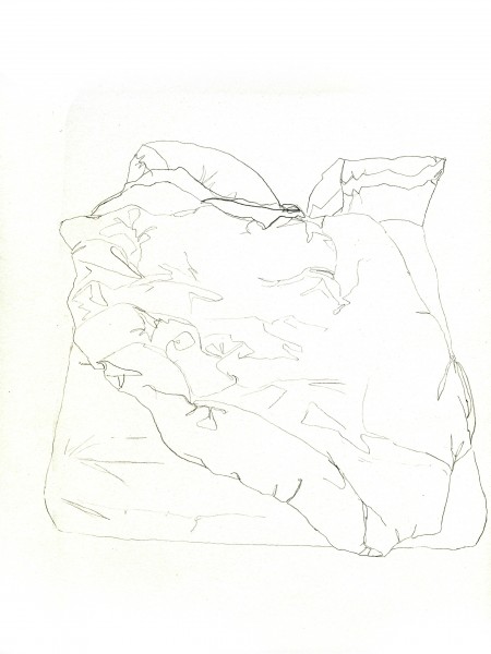 Janvier #1 — crayon sur canson, 24x32cm