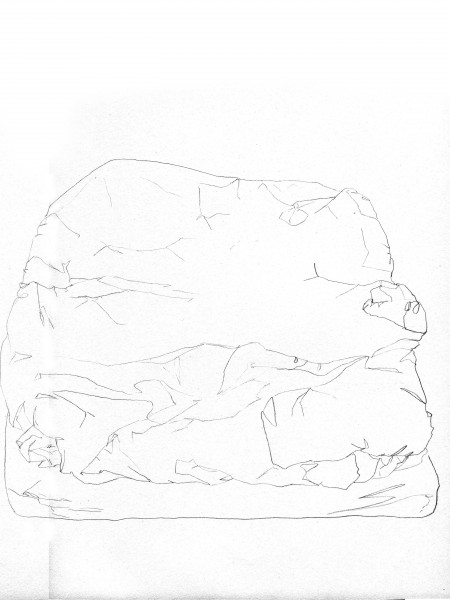 Janvier #11 — crayon sur canson, 24x32cm