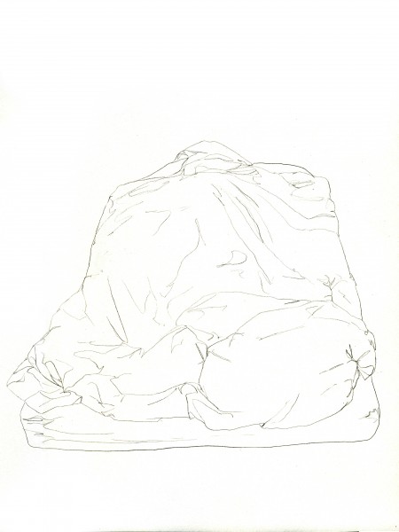 Janvier #6 — crayon sur canson, 24x32cm