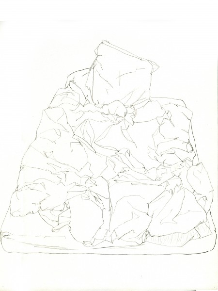 Janvier #8 — crayon sur canson, 24x32cm
