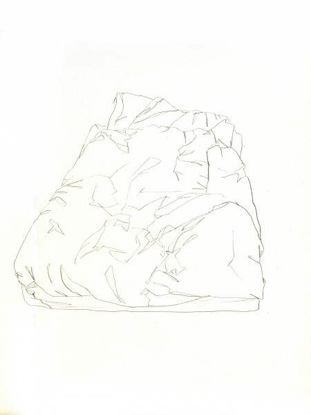 Janvier #9 — crayon sur canson, 24x32cm