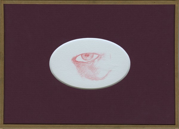 Inimitié (détail) #20, sanguine sur canson, 24x18cm, 2012