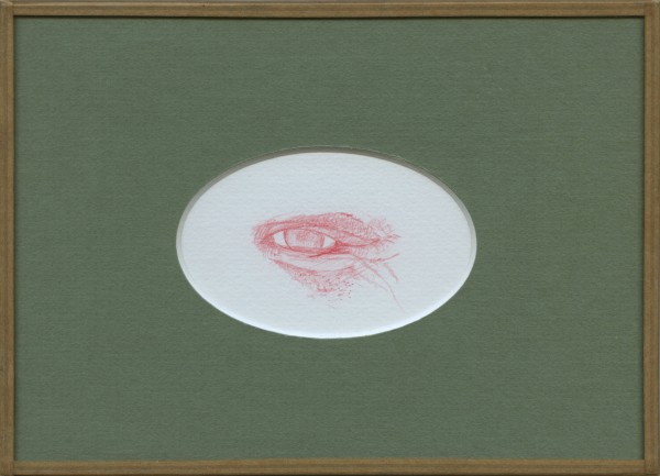 Inimitié (détail) #10, sanguine sur canson, 24x18cm, 2012
