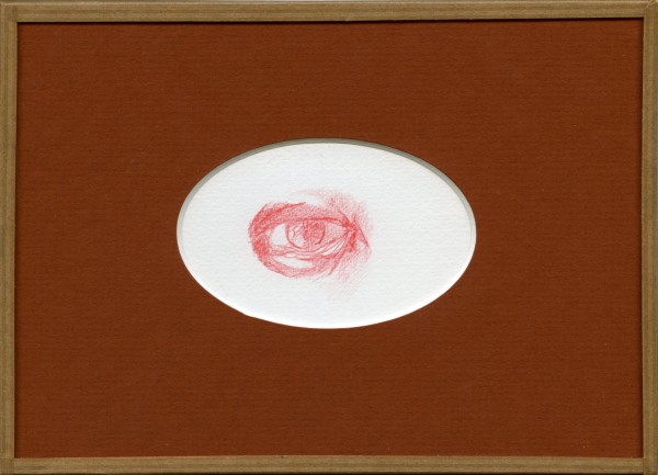 Inimitié (détail) #3, sanguine sur canson, 24x18cm, 2012
