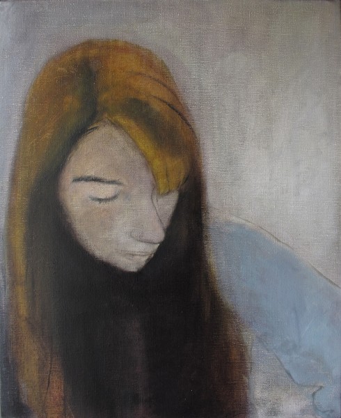 Correction (Claudia L..) -- huile sur toile, 40x50cm, 2013