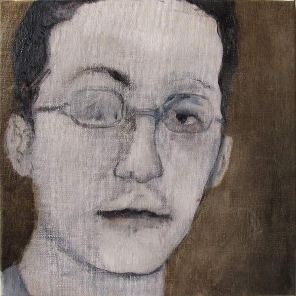 Correction (David A.) #1 -- huile sur toile, 30x30cm, 2013