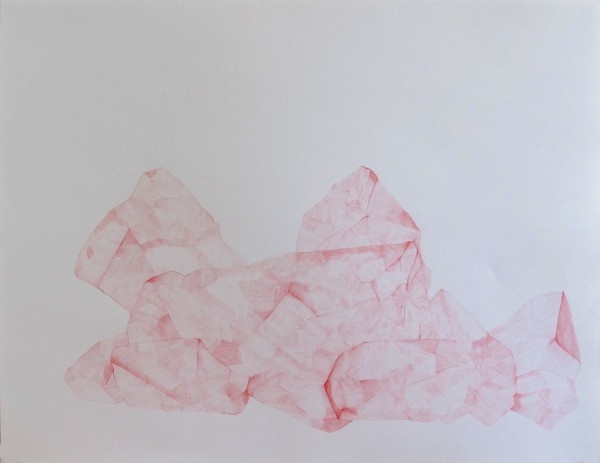 Écritures(braises) 3-6, sanguine sur canson, 50x65cm, 2013