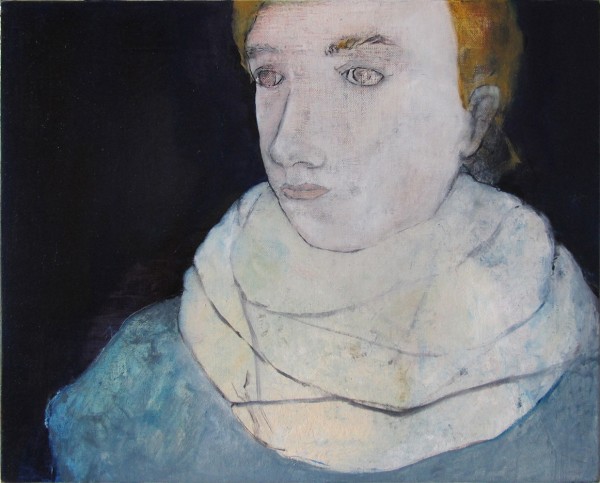 Correction (É.V.) #4 -- huile sur toile, 32x40cm, 2014